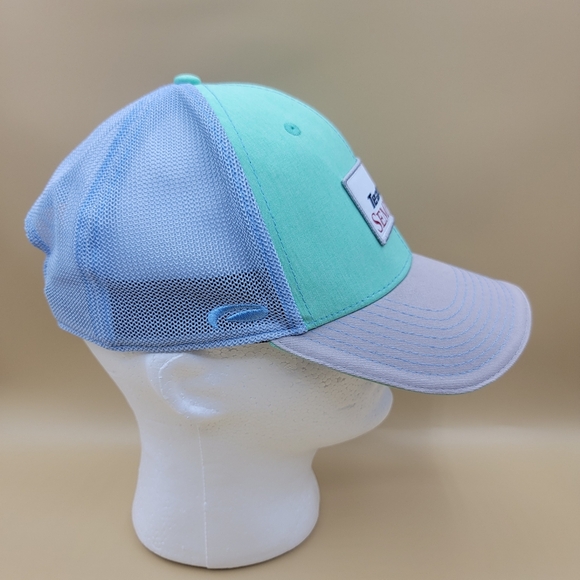 Team Semper Fi Men's Snapback Trucker Hat Cap Green Grey Blue PUKKA Custom - Picture 2 of 8